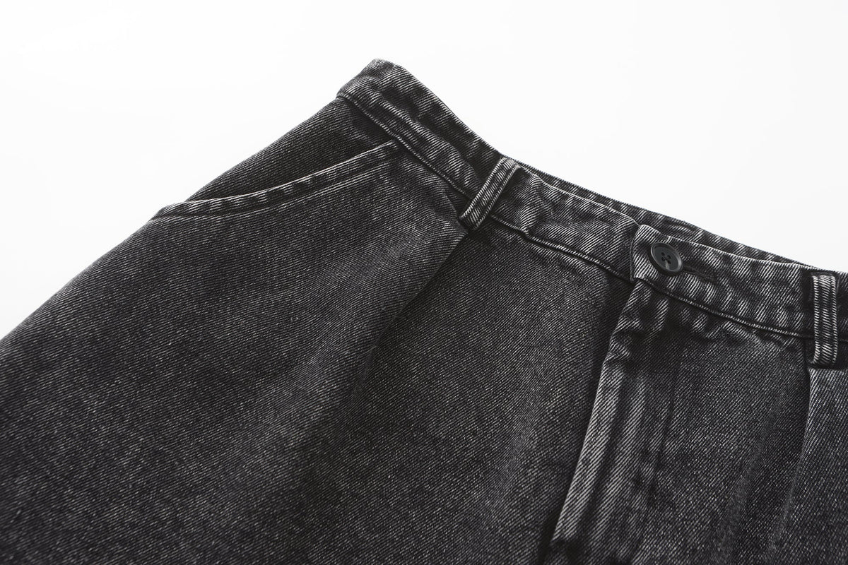 Deng Denim/Brocade Patch Jeans