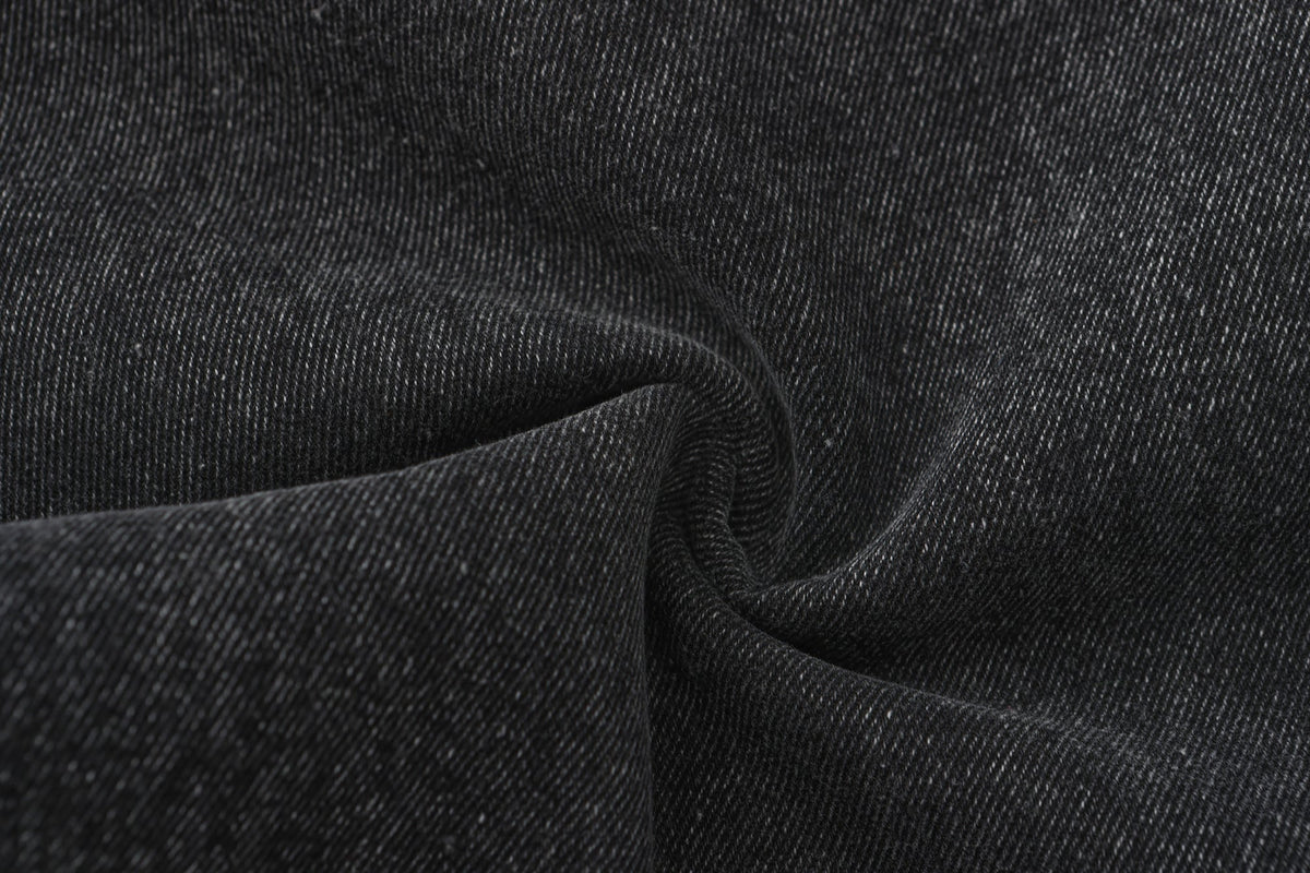 Deng Denim/Brocade Patch Jeans