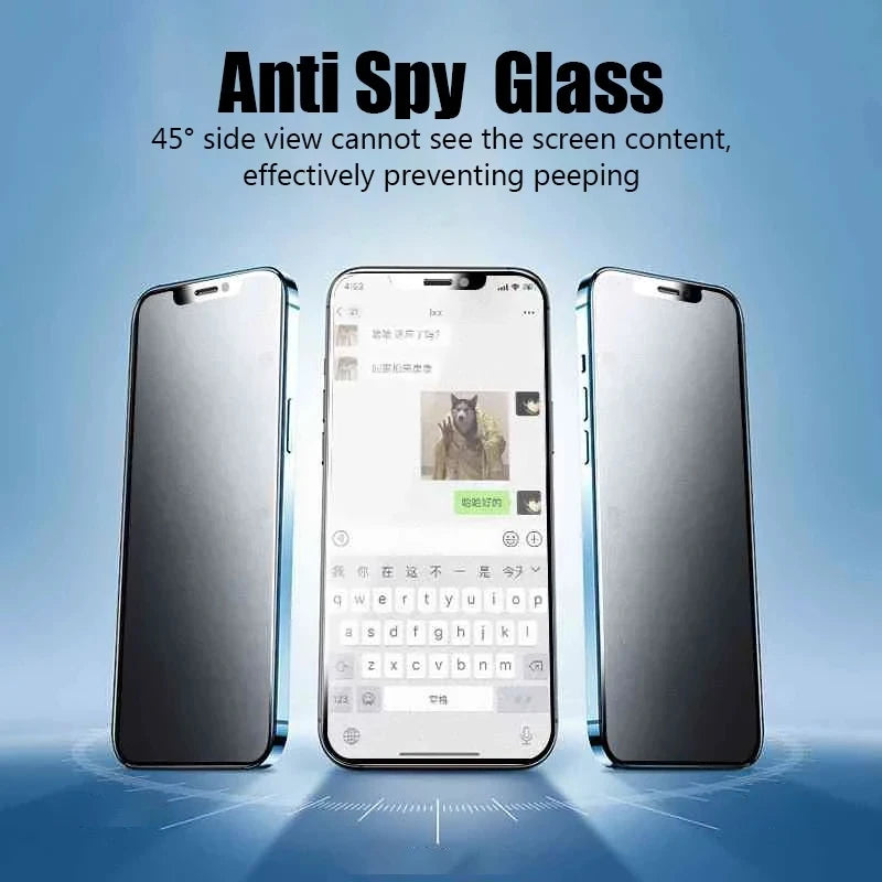 1-5Pcs Privacy Screen Protector for iPhone 18 17 14 13 11 12 Pro Max Mini 7 8 Plus Anti-spy Protective Glass for iPhone 15 X XR