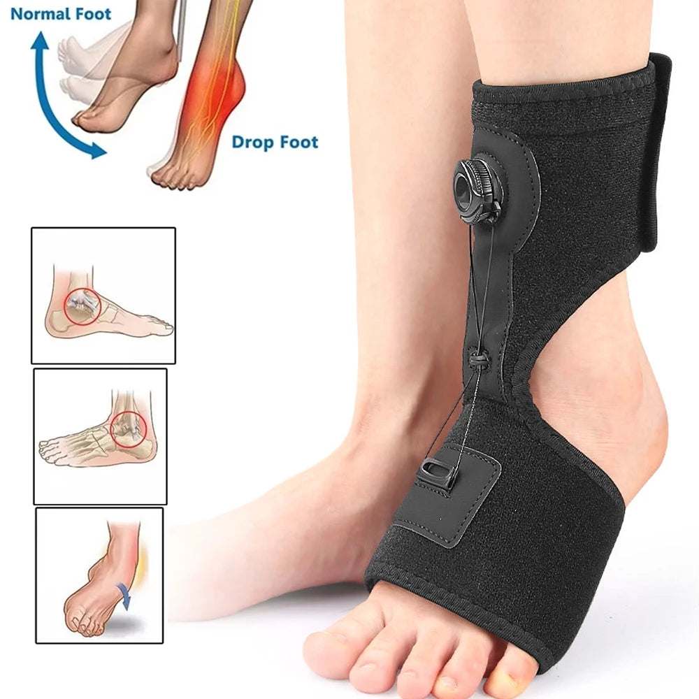 1PCS Drop Foot Brace,Lifting Up Foot Drop Brace for Walking,Relieve the Instability of Lower Limbs by Stroke,Cerebral Palsy