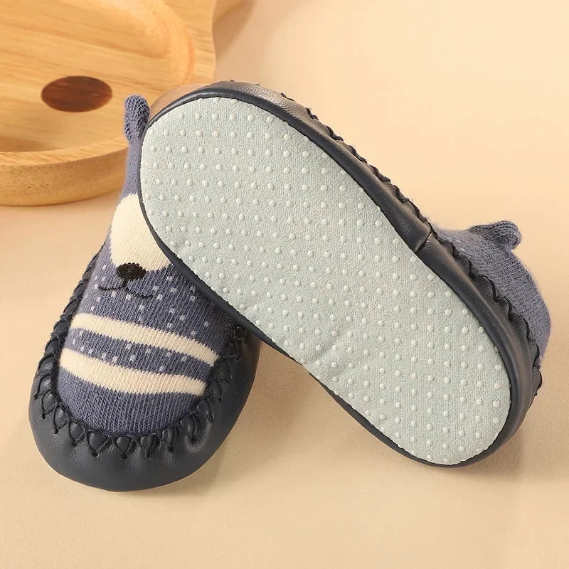 Baby Socks Shoes Infant Color Matching Cute Kids Boys Shoes Soft Soled Child Floor Sneaker Toddler Girls First Walkers