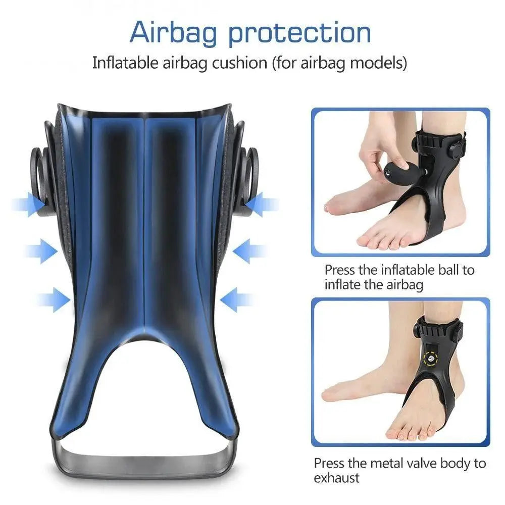 Lightweight AFO Foot Drop Brace Varus Foot Correction Adjustable Buckle Ankle Brace Support Improve Gait Comfortable