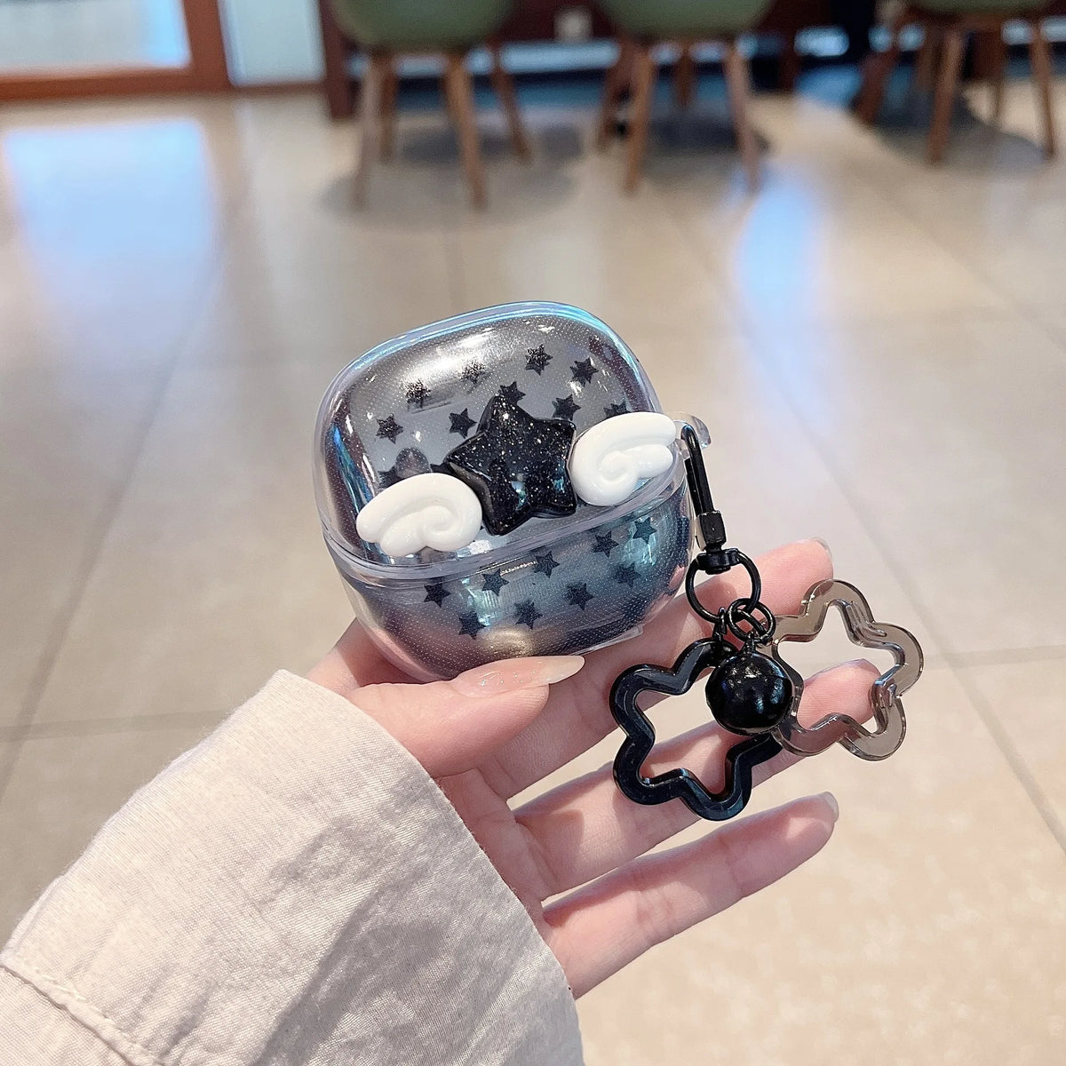 For Xiaomi Buds 6 Case 3D Rose Flower Earphone Soft TPU Cover For Xiaomi Buds5 Headphones Box Fundas With Keychain