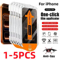 1-5pcs Privacy Protective Film Screen Protector for iPhone 17 16 15 14 13 12 11 Pro Max 17Air16Por Series With Installation Tool